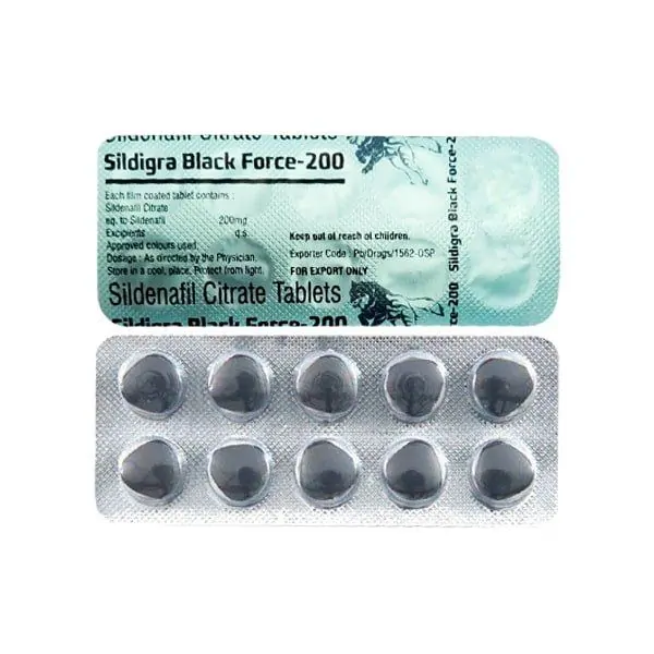 Sildigra Black Force 200 Mg Product Imgage