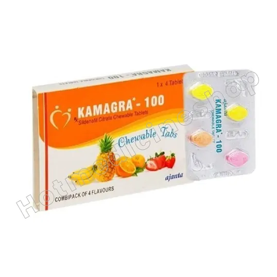 Kamagra Chewable 100 Mg Product Imgage