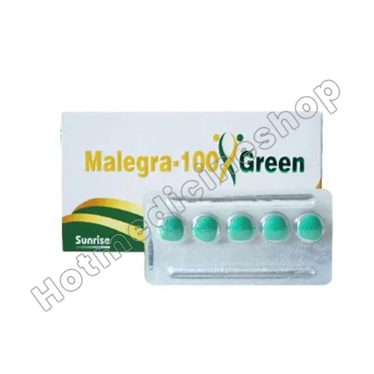 Malegra Green 100 Mg Product Imgage