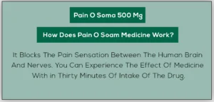 how does pain o soam medicine work