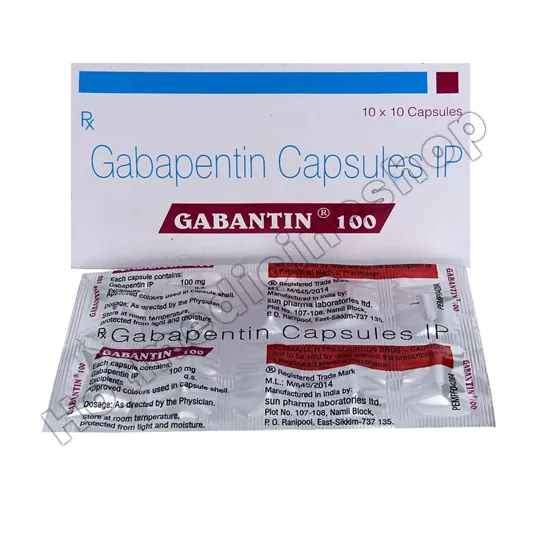 Gabapentin 100 mg Product Imgage