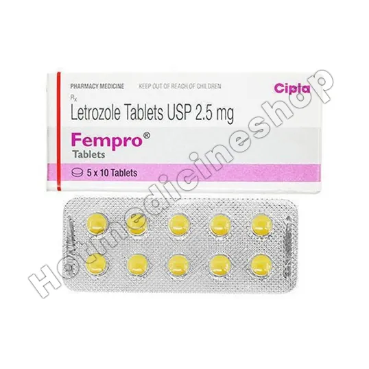 Letrozole 2.5 mg Product Imgage