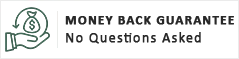 Money Back Gurantee Question No asked